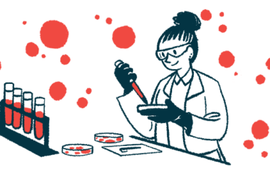 An illustration of a scientist working in a lab.