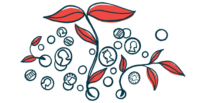 In this money grows illustration, vines are seen springing from a scattering of coins.