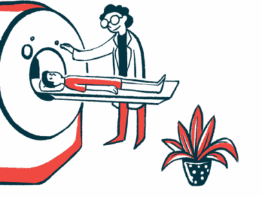 A technician prepares a patient for an imaging scan.