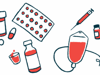 Various types of oral and infused or injected medications are shown.