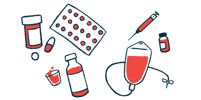 Various types of oral and infused or injected medications are shown.